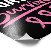 Triple Negative Survivor Breast Cancer TNBC Foto Afdruk (Hoek)