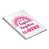 Triple Negative Warrior Breast Cancer Rainbow Notitieboek (Rechterzijde)