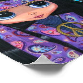 Triple Paisley Hippies Poster (Hoek)