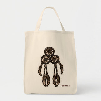 Triple Ring Dream Catcher Bag Tote Bag
