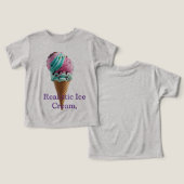Triple Scoop Délice – Rose, Turquoise & Violet Réa (Design Recto & Verso)