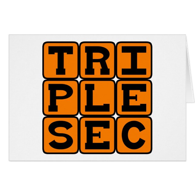 Triple Sec, Mélangeur de boissons (Devant horizontal)
