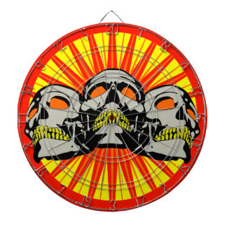 Triple Skulls Dartbord
