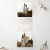 Triple spécial Ajouter un Faire-part de mariage ph (Intérieur)