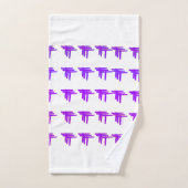 Triple T violets (Serviette à main)