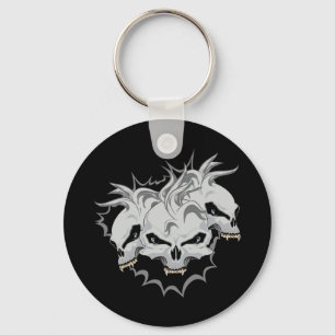 Triple Terror Skulls Sleutelhanger