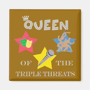 Triple Threat Queen Magnet Magneet