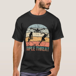 Triple Threat - Triathlon Athlete T-shirt