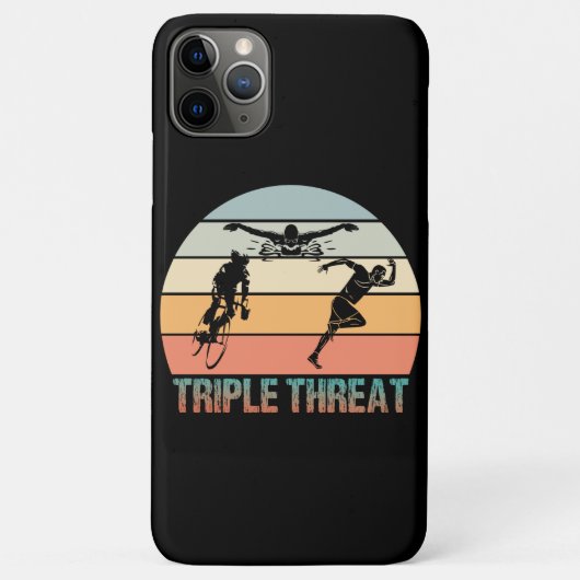 Triple Threat - Triathlon Sunset Case-Mate iPhone Case (Achterkant)