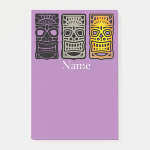 Triple Tiki sculptures Thunder_Cove Post-it® Notes