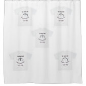 Triple Tree T-shirt Douchegordijn (Voorkant)