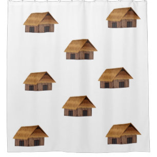 Triple Tree Tours Anglo Saxon Cabine Douche rideau