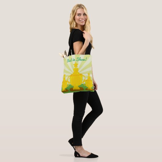 Triple Trophy Custom Cartoon Fun Art Tote Bag (Op model)