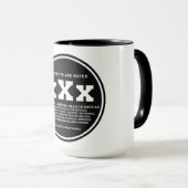 Triple X Café Mug (Devant droit)