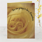 Triplet Baby Yellow Rose Photo famille Faire-part (Fleur jaune)