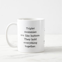 Triplet baby's: we houden van mam cadeau, koffiemok