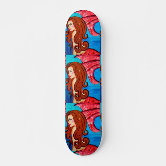 triplet roux sirènes skateboard (Devant)