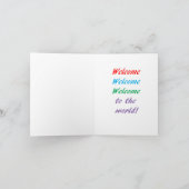 Triplets Carte pour notes de naissance (Intérieur)