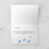 Triplets Dank u Wenskaart Aankondiging (Binnen)