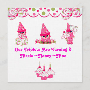 Triplets draaien drie dagen voor het begin van de  kaart