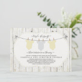 Triplets Invitation Baby shower - Neutre hommes-fe (Debout devant)