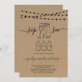 Triplets Sp & See Bubbles & Brews Kaart (Voorkant / Achterkant)