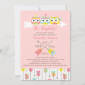 Triplets Triplets Baby shower Invitation (Devant)