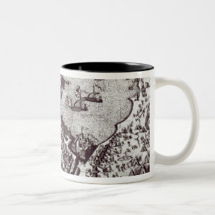 Tripoli, c.1550   tweekleurige koffiemok