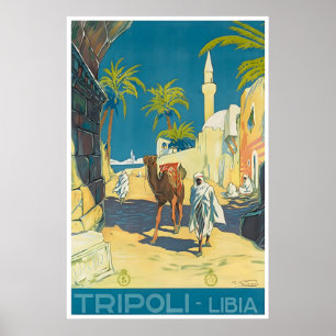 Tripoli Kunst Libië Reisposter Midden-Oosten Poster