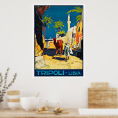 Tripoli Libia - Affiches Vintage voyage (Cuisine)