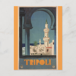  Tripoli Libië Reis Briefkaart