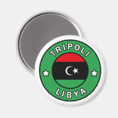 Tripoli Libya Magneet (Voorkant / Achterkant)