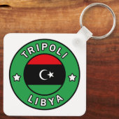 Tripoli Libya Sleutelhanger (Achterkant)
