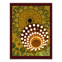 Tripoli Shrine Temple Ceiling Foto Afdruk