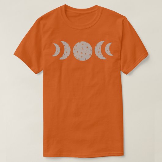 Tripple Moon Goddess Silver T-shirt (Design voorkant)