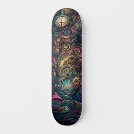 Trippy Abstract verlies jezelf in Time Schaats Boa Skateboard