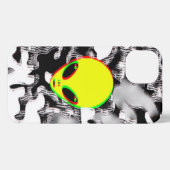 Trippy Alien Camo iPhone Hoesje (Achterkant horizontaal)