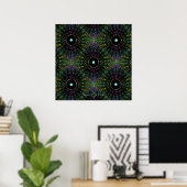 Trippy Behang Poster (Thuiskantoor)