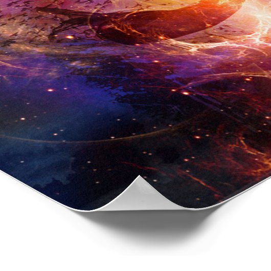 Trippy Birds Print (Hoek)