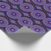 Trippy Black Light Party-omslagpapier Cadeaupapier (Hoek)