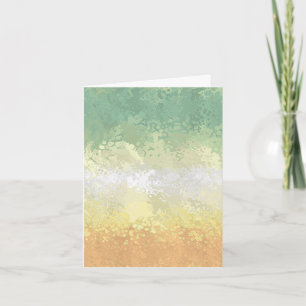 Trippy Boho Groovy Abstract Genderflor Pride Vlag Bedankkaart