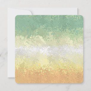 Trippy Boho Groovy Abstract Genderflor Pride Vlag Feestdagenkaart