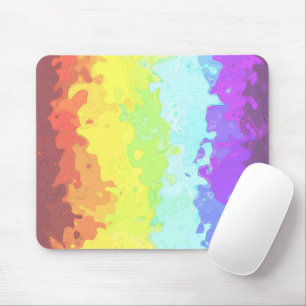 Trippy Boho Groovy Abstract Neurogender Pride Vlag Muismat