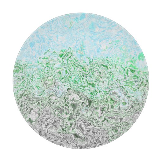 Trippy Boho Groovy Grungy Autoromantische Pride Vl Snijplank (Voorkant)