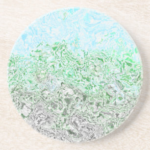 Trippy Boho Groovy Grungy Autoromantische Pride Vl Zandsteen Onderzetter