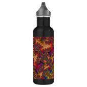 Trippy Bright Dazzling Vertakking Abstract Fractal Waterfles (Rechts)