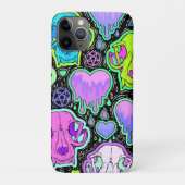 Trippy Cat Skulls Case-Mate iPhone Case (Achterkant)