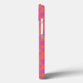 Trippy Checkerboard iPhone case (Achterkant / Links)