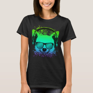 Trippy Chihuahuas Dog dj voor Ravers Edm Techno Ho T-shirt