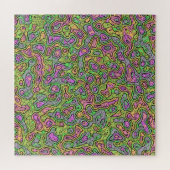 Trippy Colorful Blob Legpuzzel (Horizontaal)